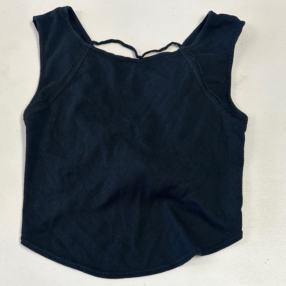 Free People Backless Crop Top